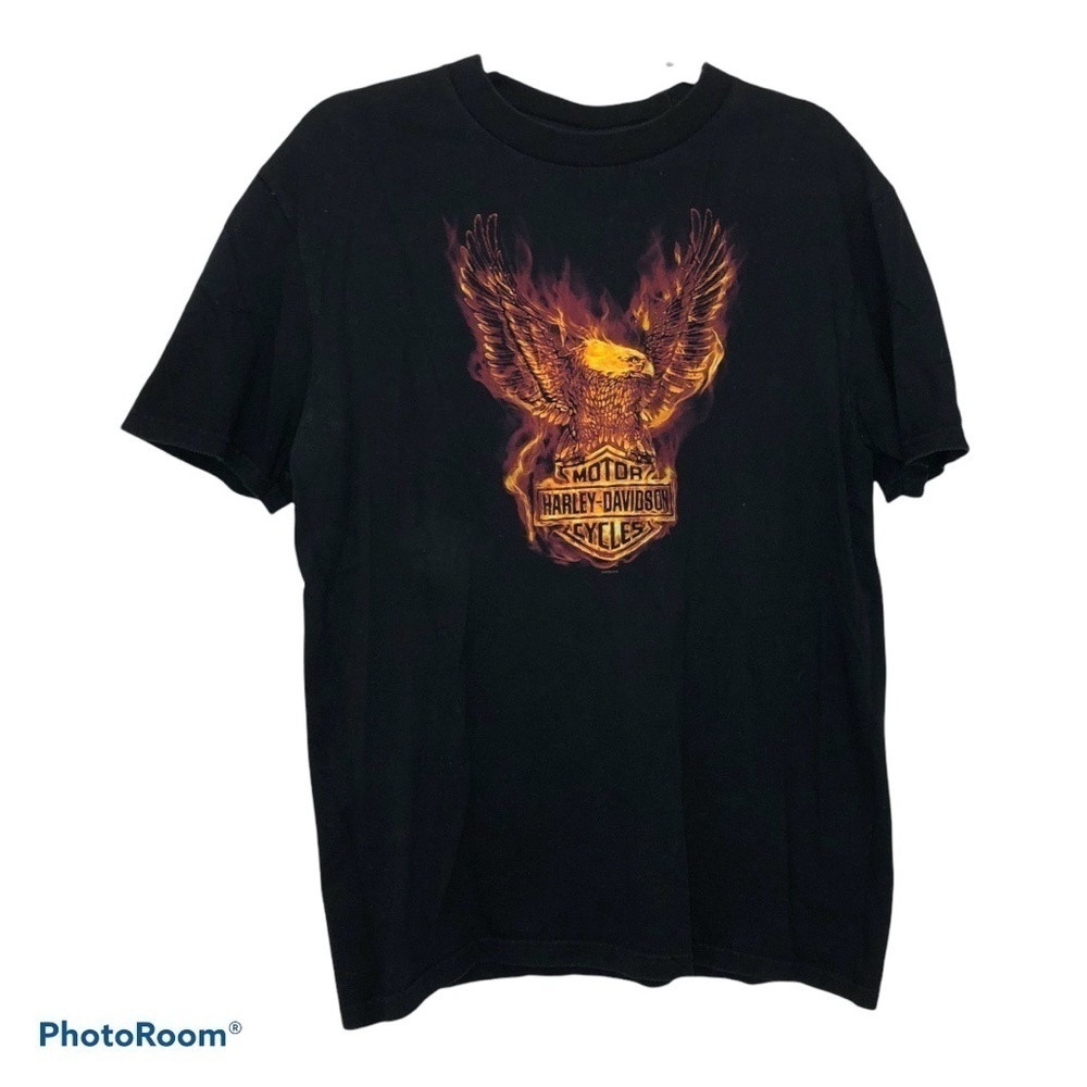 HARLEY DAVIDSON Black High Country CO Short Sleeve T-Shirt Size L